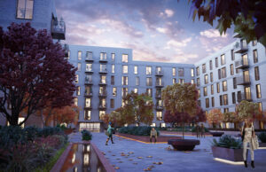 Bridgewater Wharf - Courtyard Night